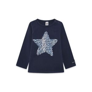 Navy Star Long Sleeve Tee for Kids